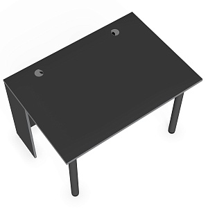 Игровой компьютерный стол SKILLL SSTG 1385.2, антрацит/металлик, 1200х850х750 мм